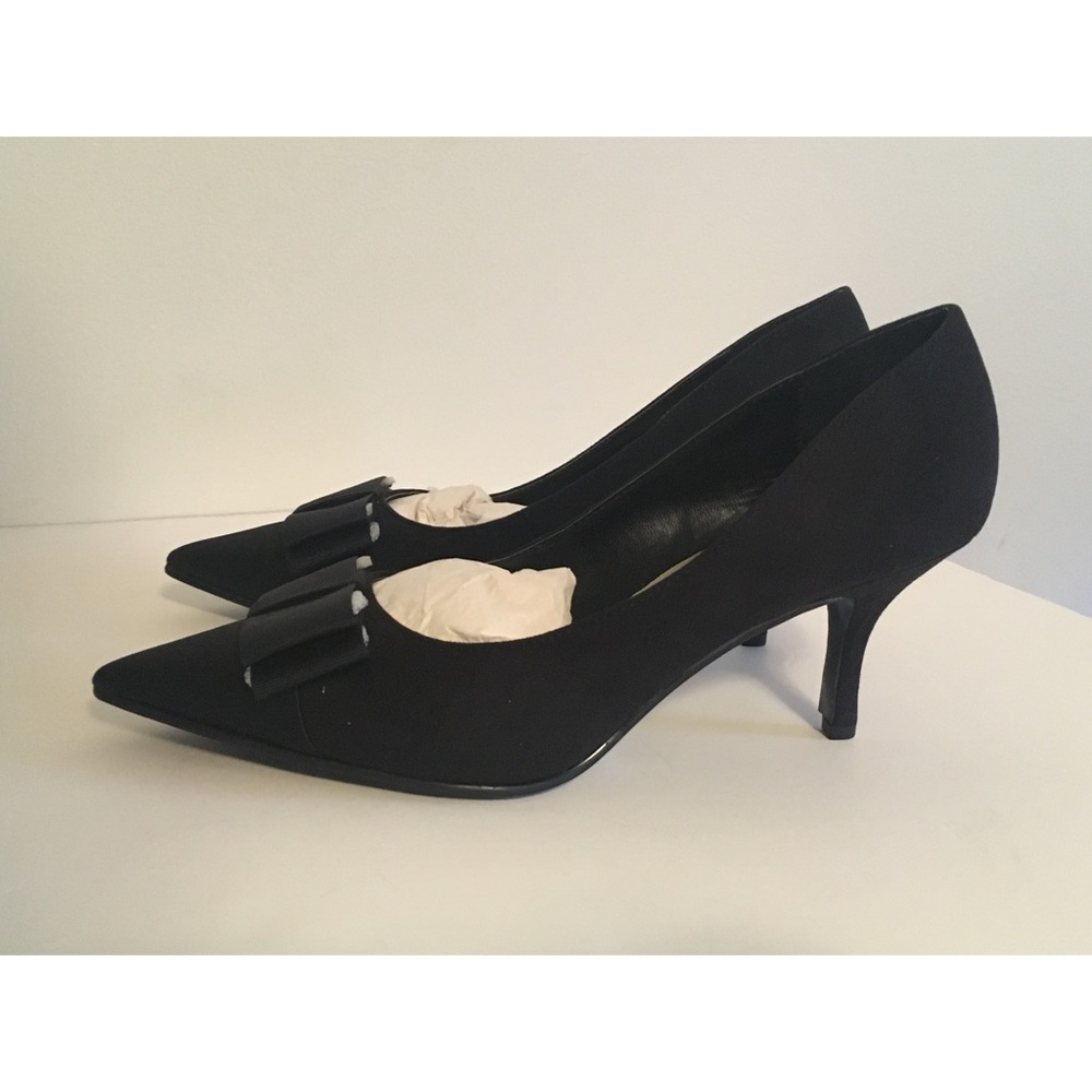 NWT Black Ann Marino Actor Heels Size 8.5